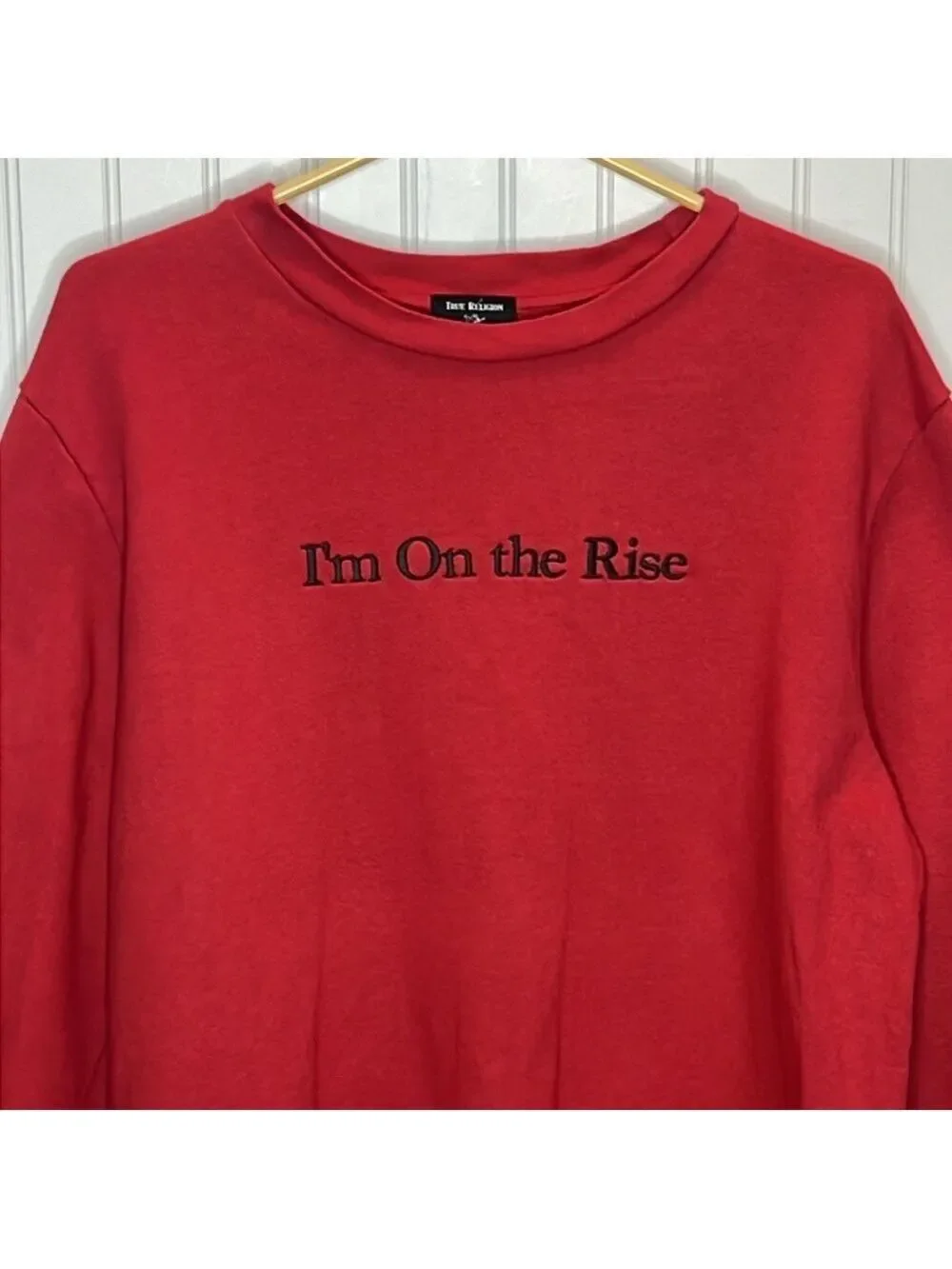True Religion Red sweatshirt Size Large